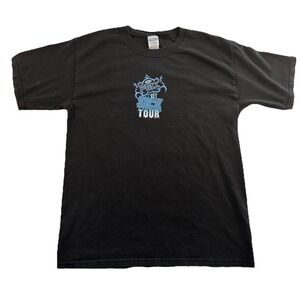 VTG Y2K FMX Motocross Get Sick Tour T-Shirt Black Graphic Tee Men's Size L